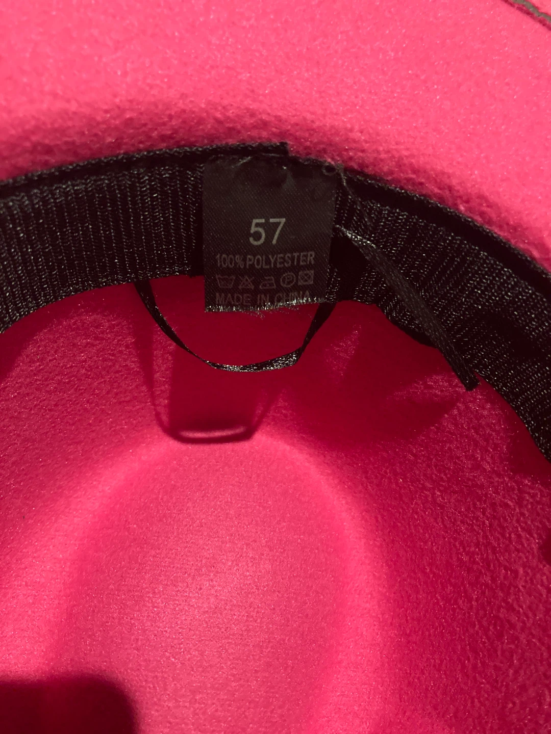 Pink Fedora Hat, Size 57 - photo 2