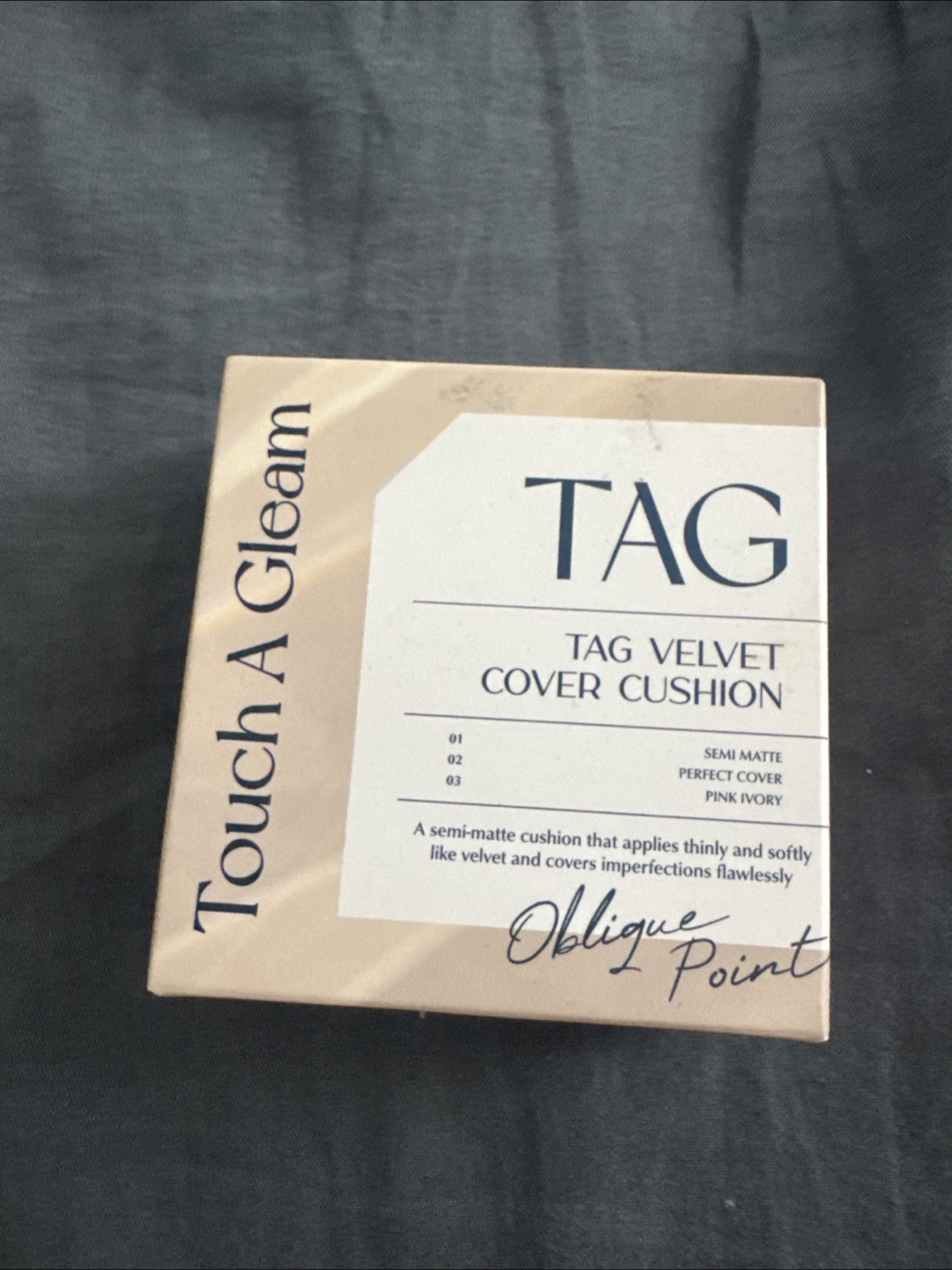 Touch A Gleam TAG Velvet Cover Cushion