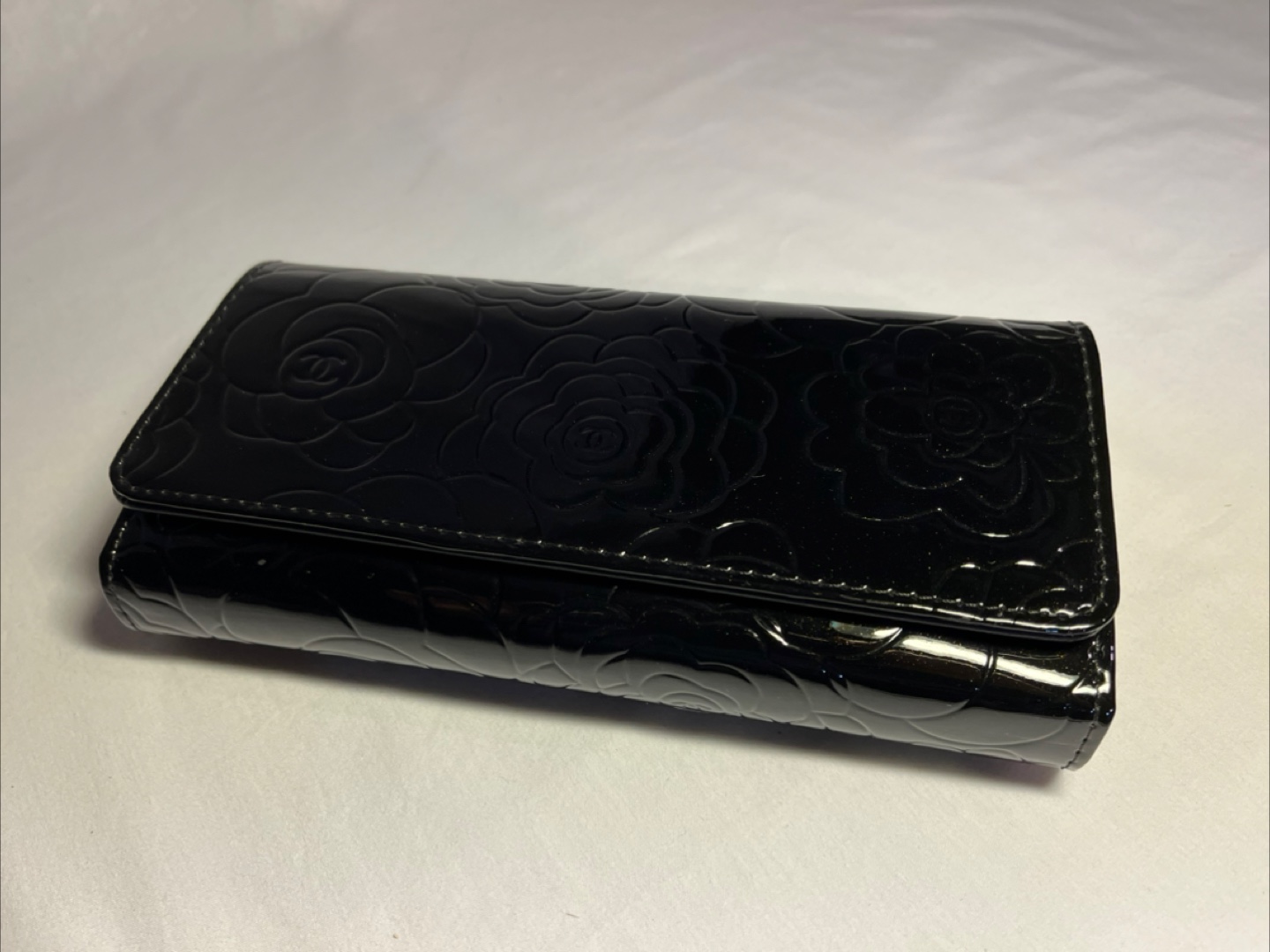 Black Floral Pattern Clutch - photo 5