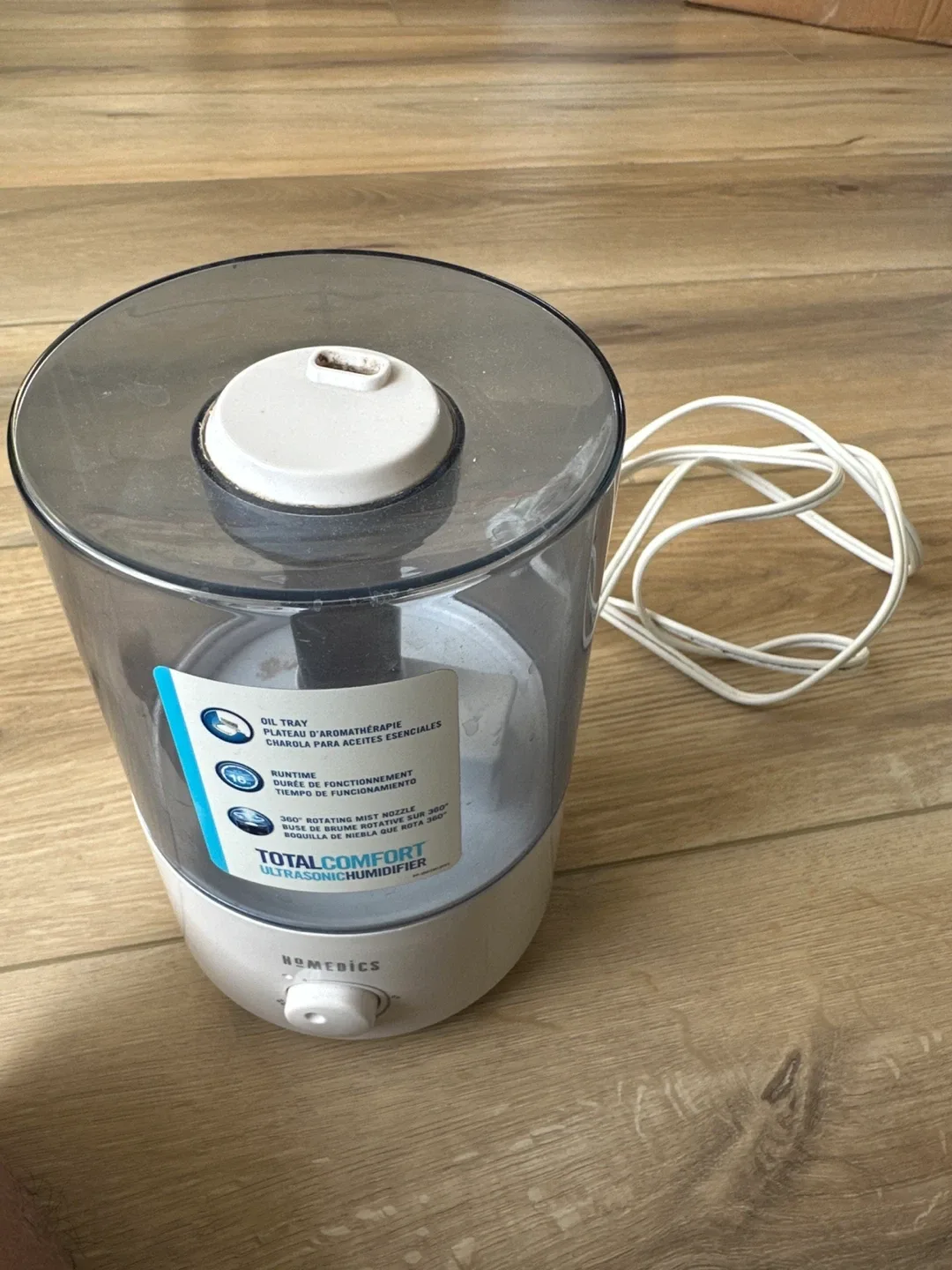 Homedics Total Comfort Ultrasonic Humidifier thumbnail