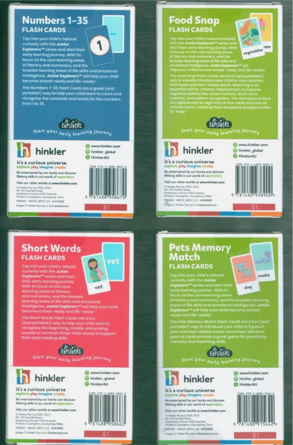 Flash Cards Set  -JR Explorers - image indicator(2)