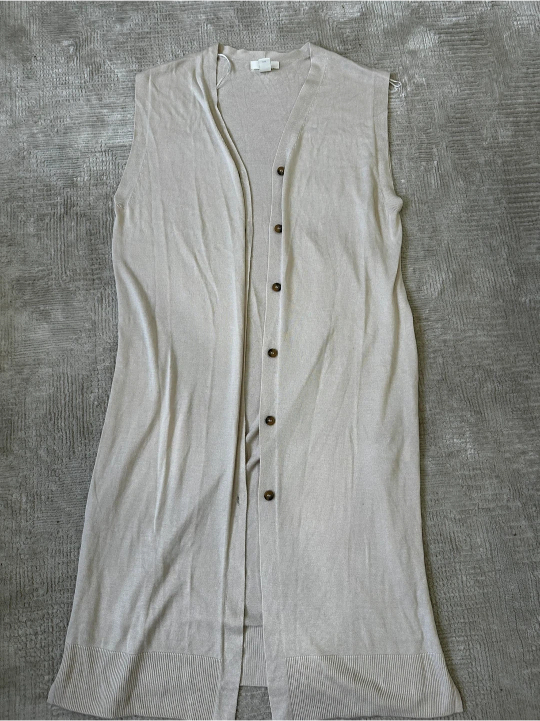 H&M Sleeveless Cardigan - Size Small