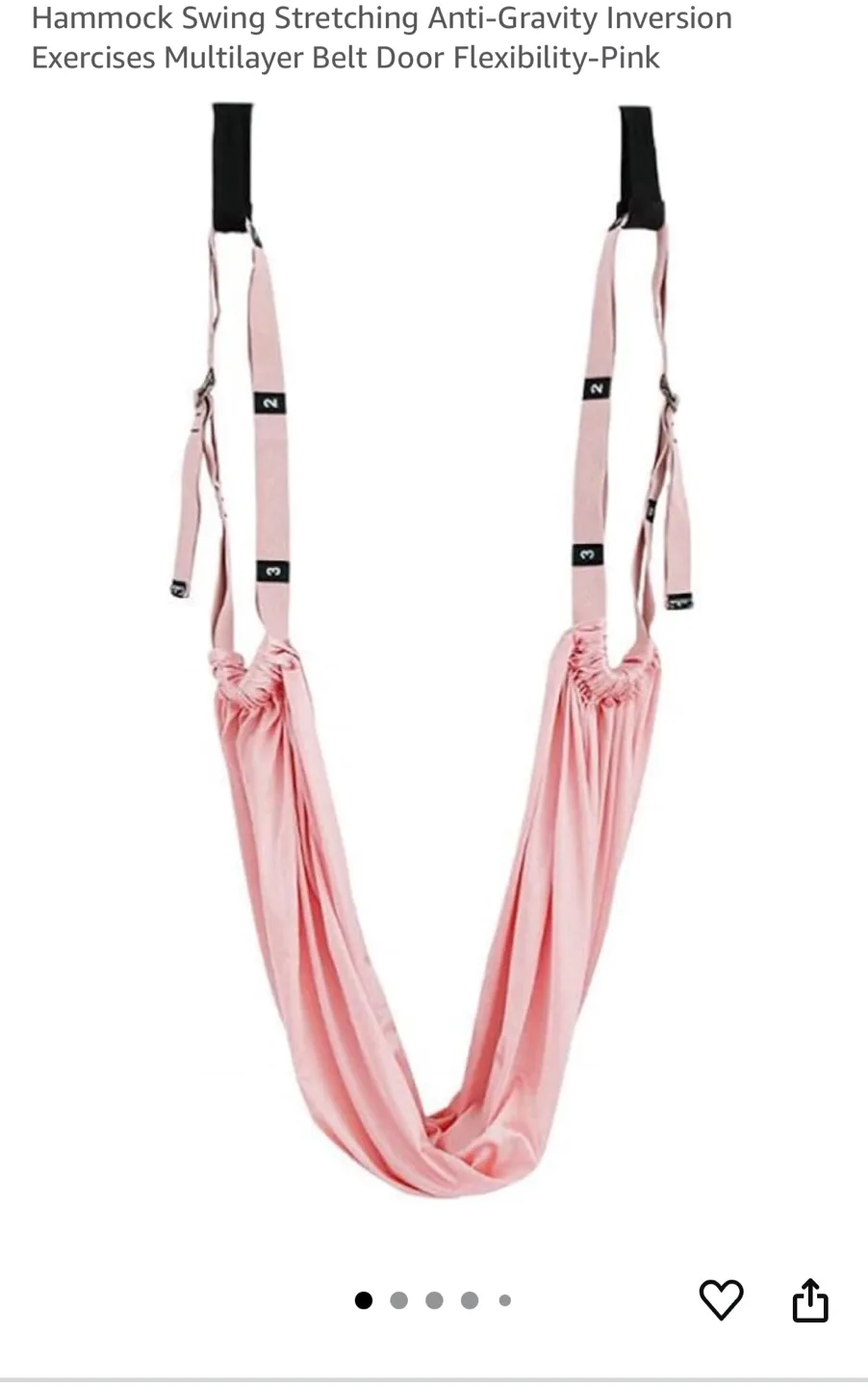 Pink Aerial Yoga Hammock Swing image indicator(4)