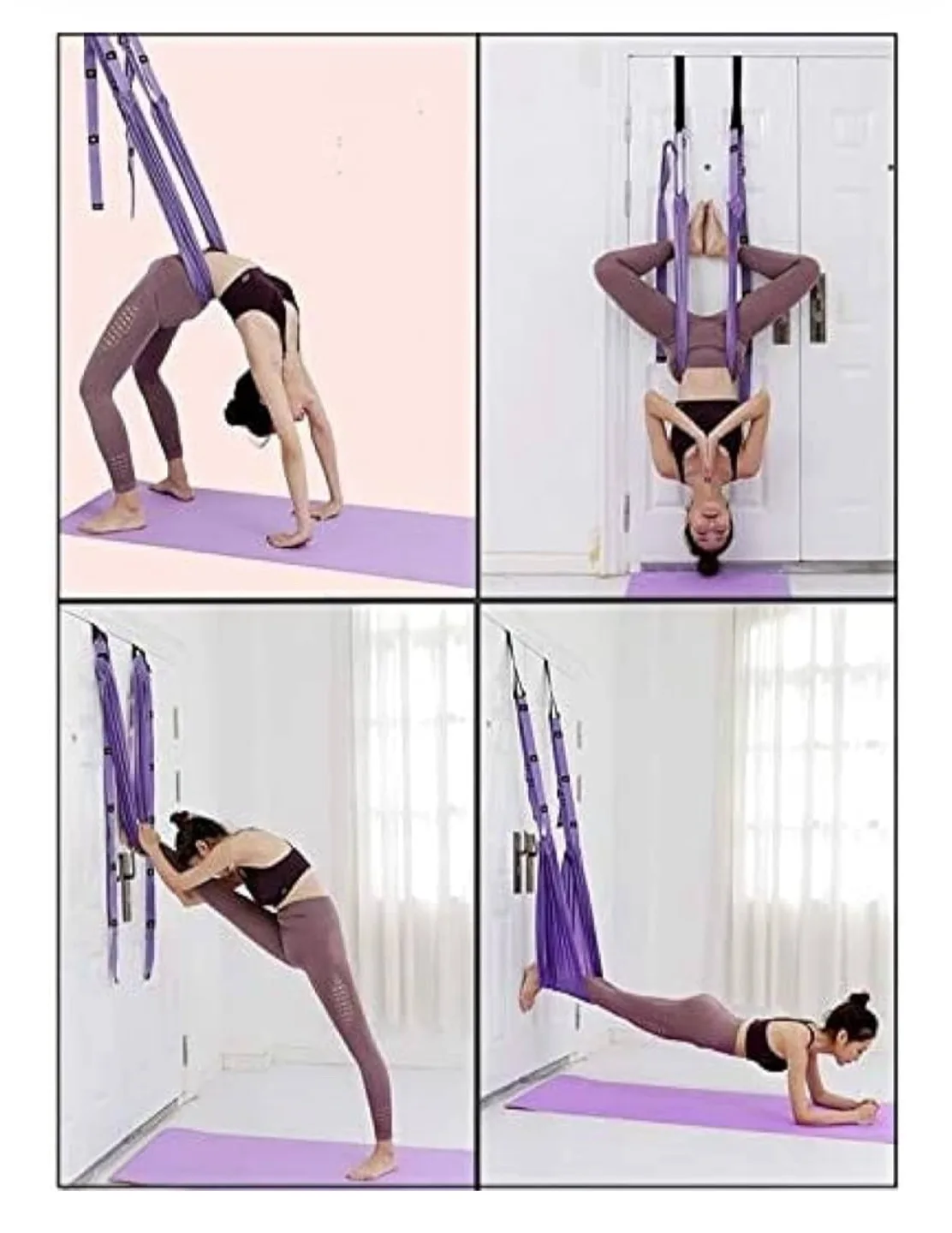 Pink Aerial Yoga Hammock Swing thumbnail