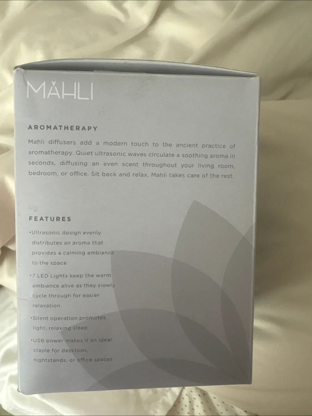 MÄHLI Seaside Ultrasonic Diffuser - New in Box image indicator(2)