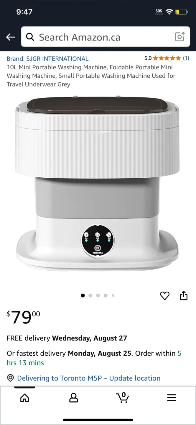 SJGR INTERNATIONAL Mini Washing Machine image indicator(2)