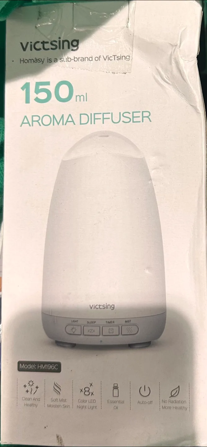 Victsing 150ml Aroma oil Diffuser - New in Box! image indicator(2)