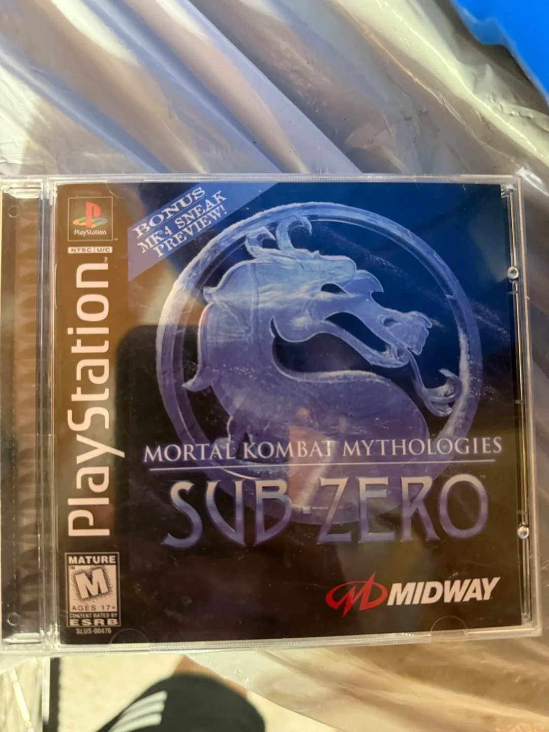 Mortal Kombat Mythologies: Sub-Zero PS1 Game thumbnail