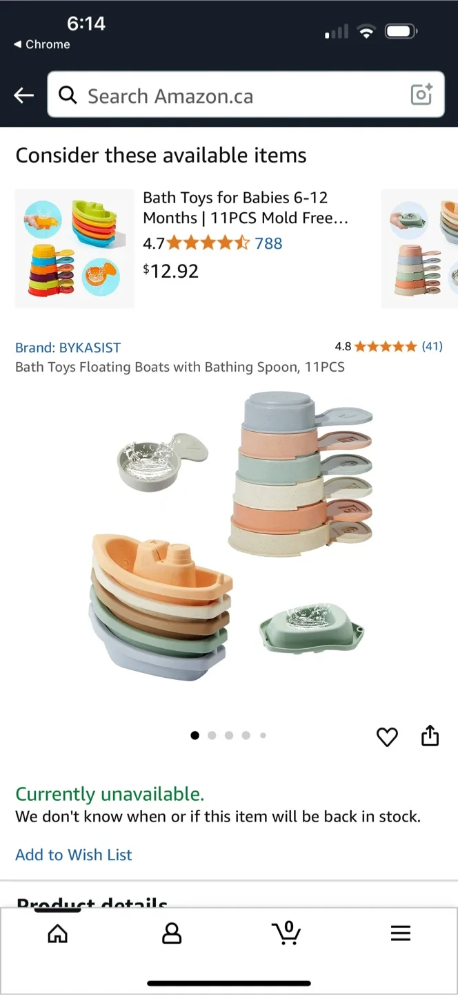 BYKASIST Bath Toys Floating Boats Set - 11 PCS image indicator(6)