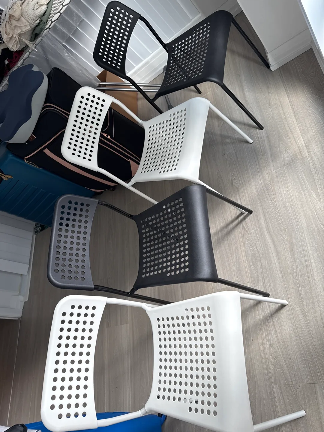 IKEA Stefan Black Chairs - Set of 4 thumbnail