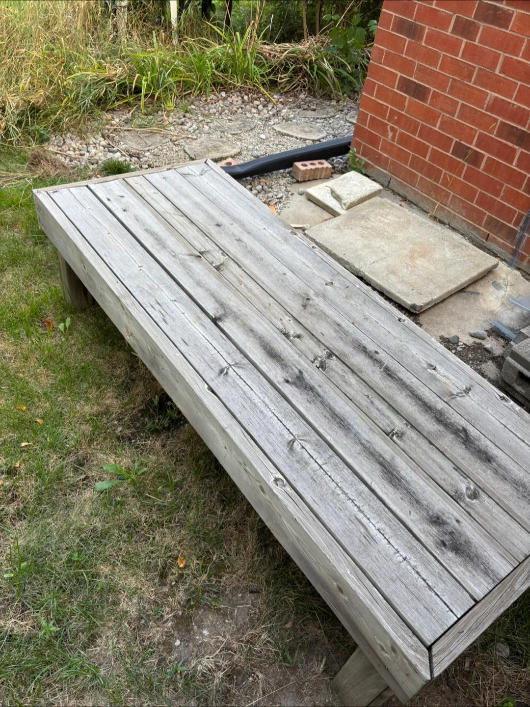Large 6 feet Wooden Outdoor Bench thumbnail