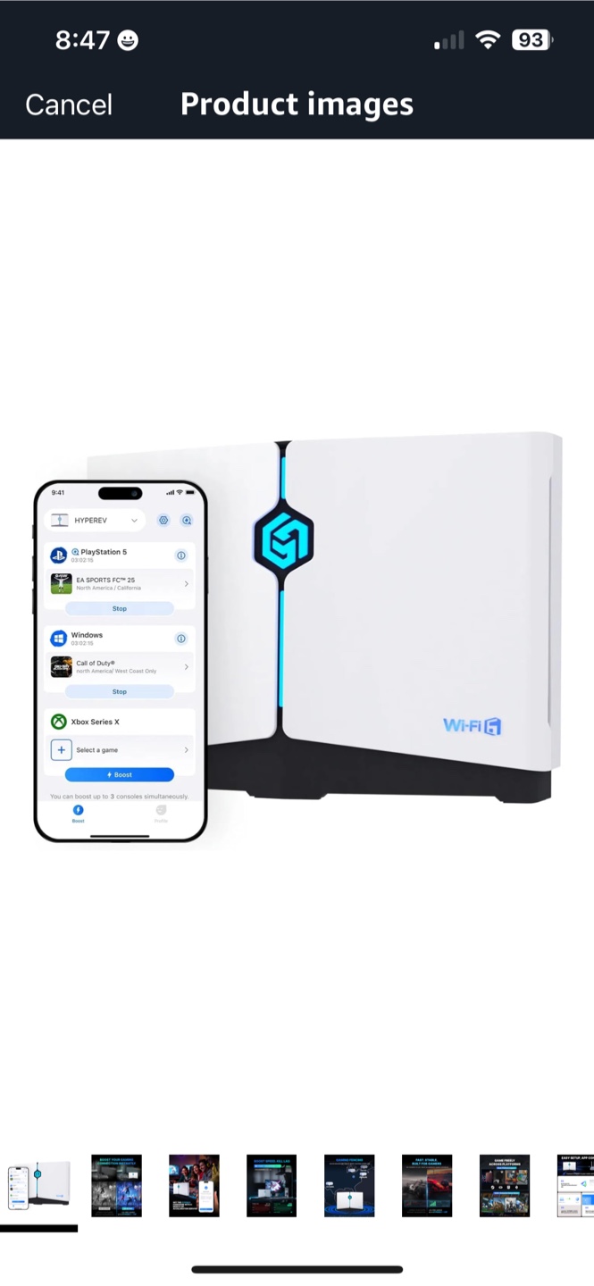 HYPEREV Gaming Router WiFi 6 - Like New! - photo 2
