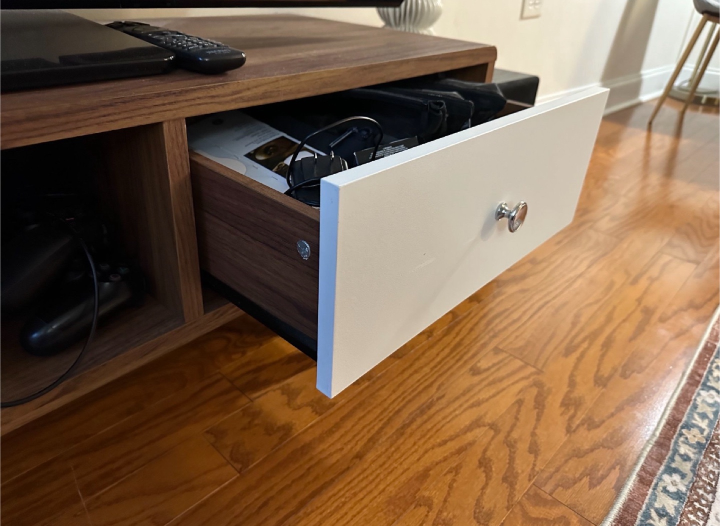 Mid-Century Modern Wood TV Stand - photo 3