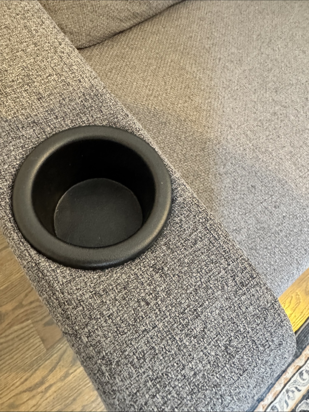Gray Sofa Bed w/ Fast Charge Port & Cup Holders - photo 3