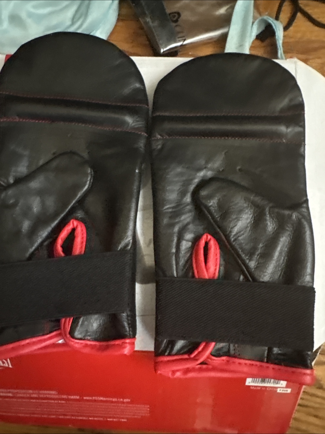 TITLE Boxing Punch Mitts - Black/Red - photo 2