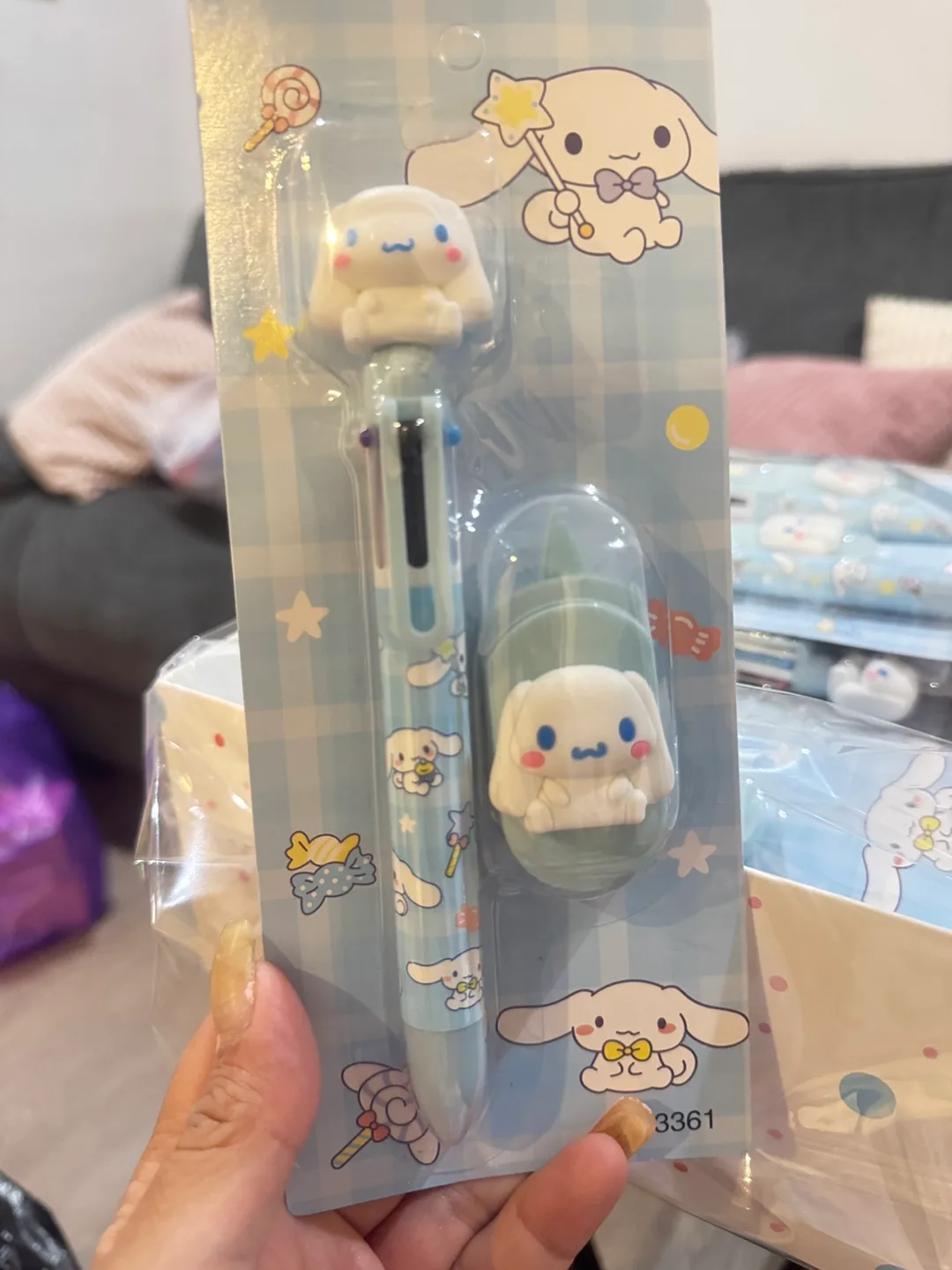 New Cinnamoroll Pen & Eraser Set thumbnail