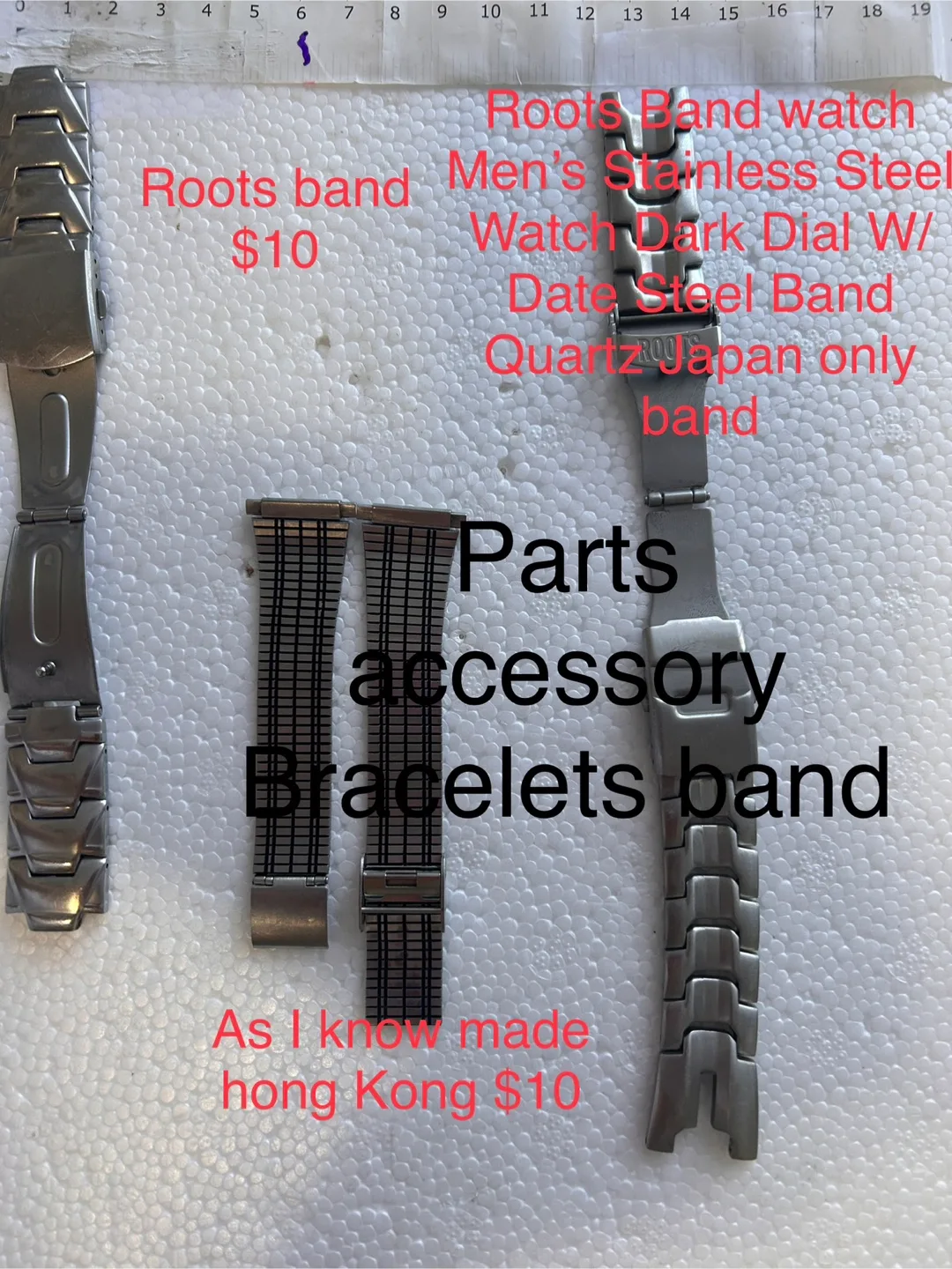 Roots Men's Watch Stainless Steel Band thumbnail