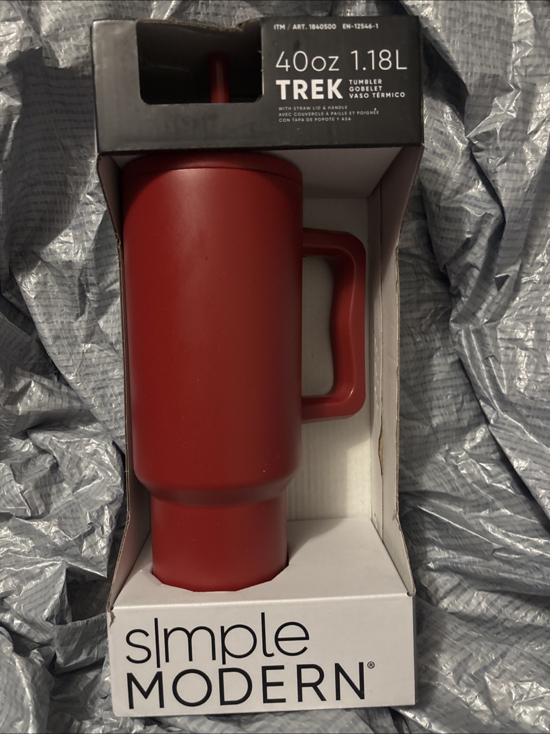 Simple Modern Trek Tumbler 40oz - Red