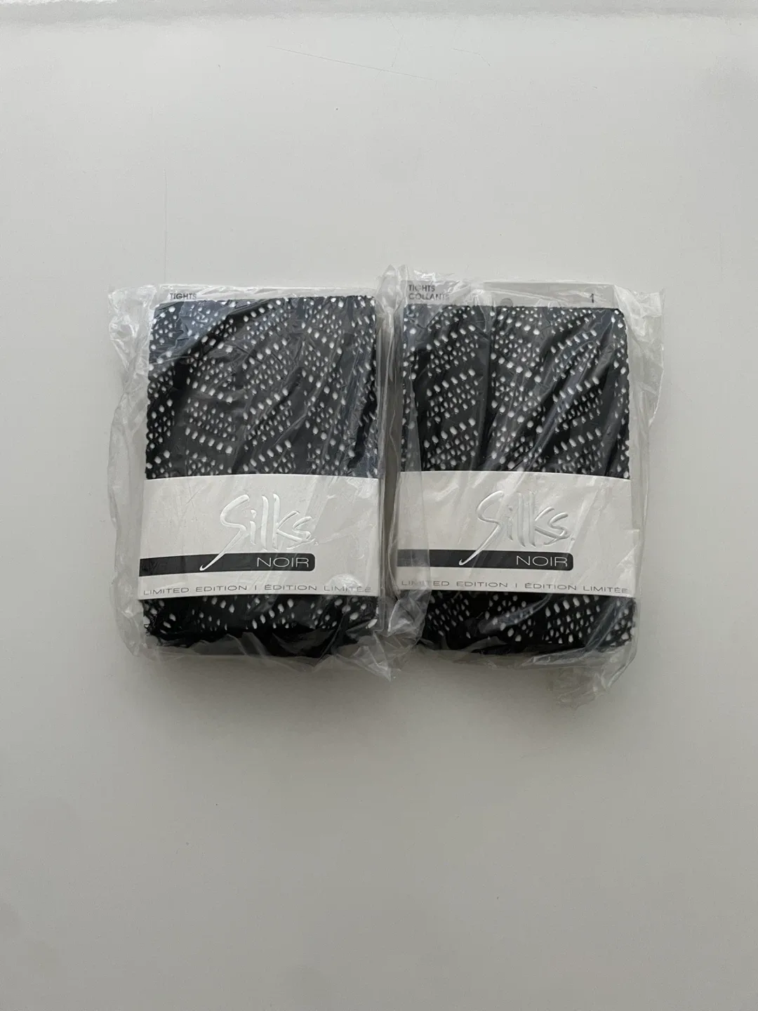 Silks Noir Black Tights - Size 1, New thumbnail
