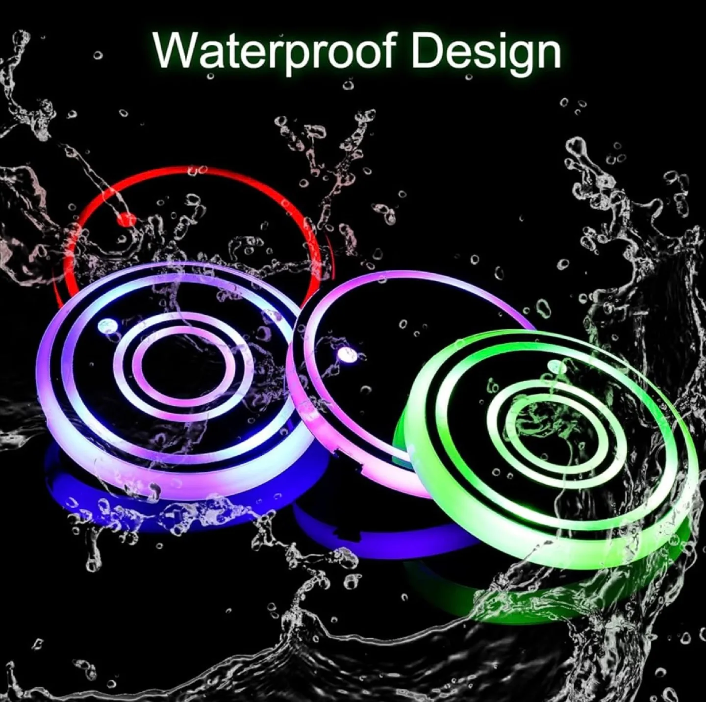 New 2 pieces Tallew LED Car Cup Holder Lights thumbnail