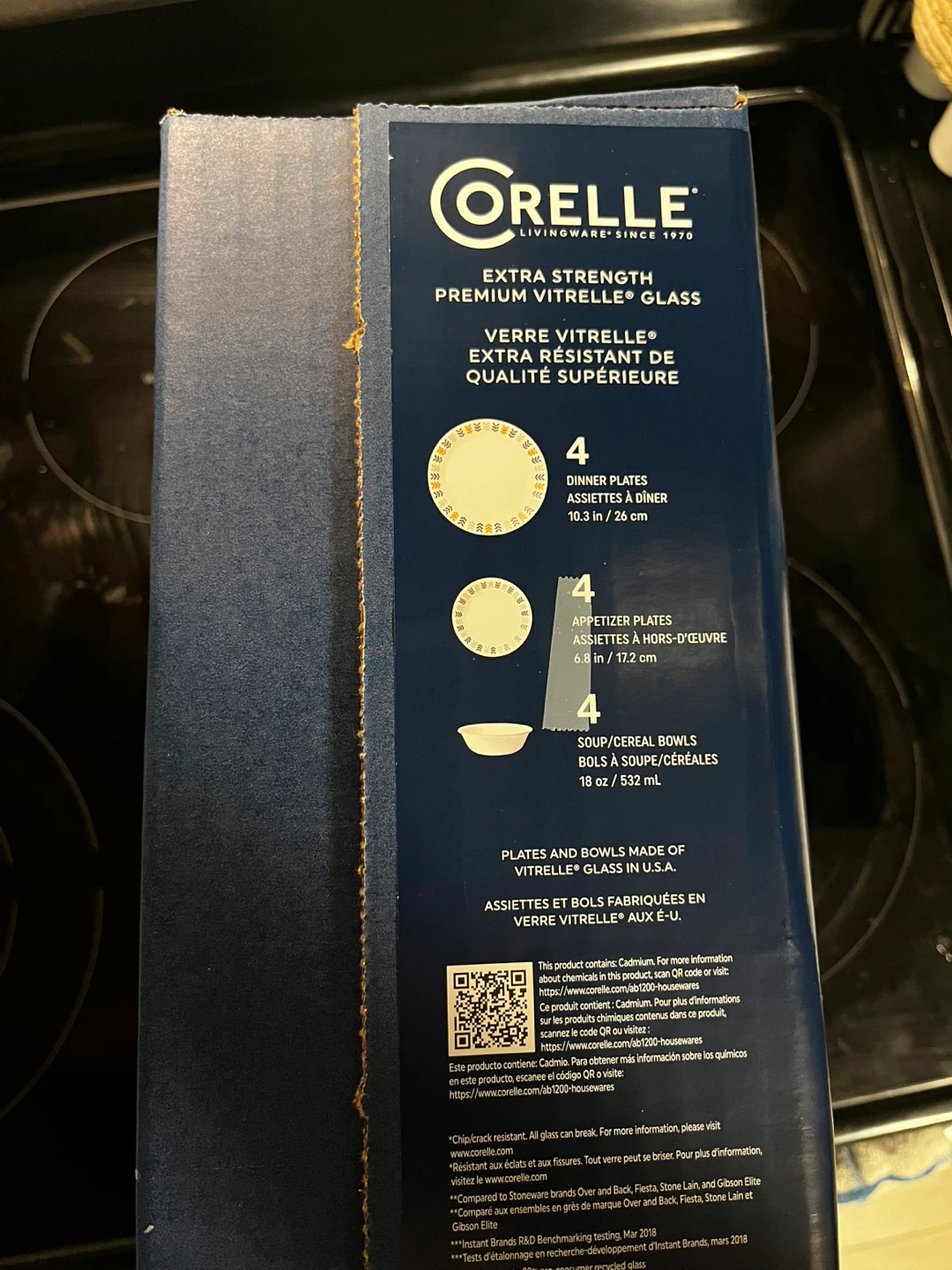 Corelle 12-pc Dinnerware Set, Andrea Pattern - photo 2