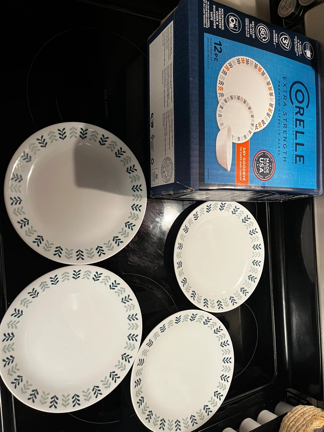 Corelle 12-pc Dinnerware Set, Andrea Pattern - photo 3