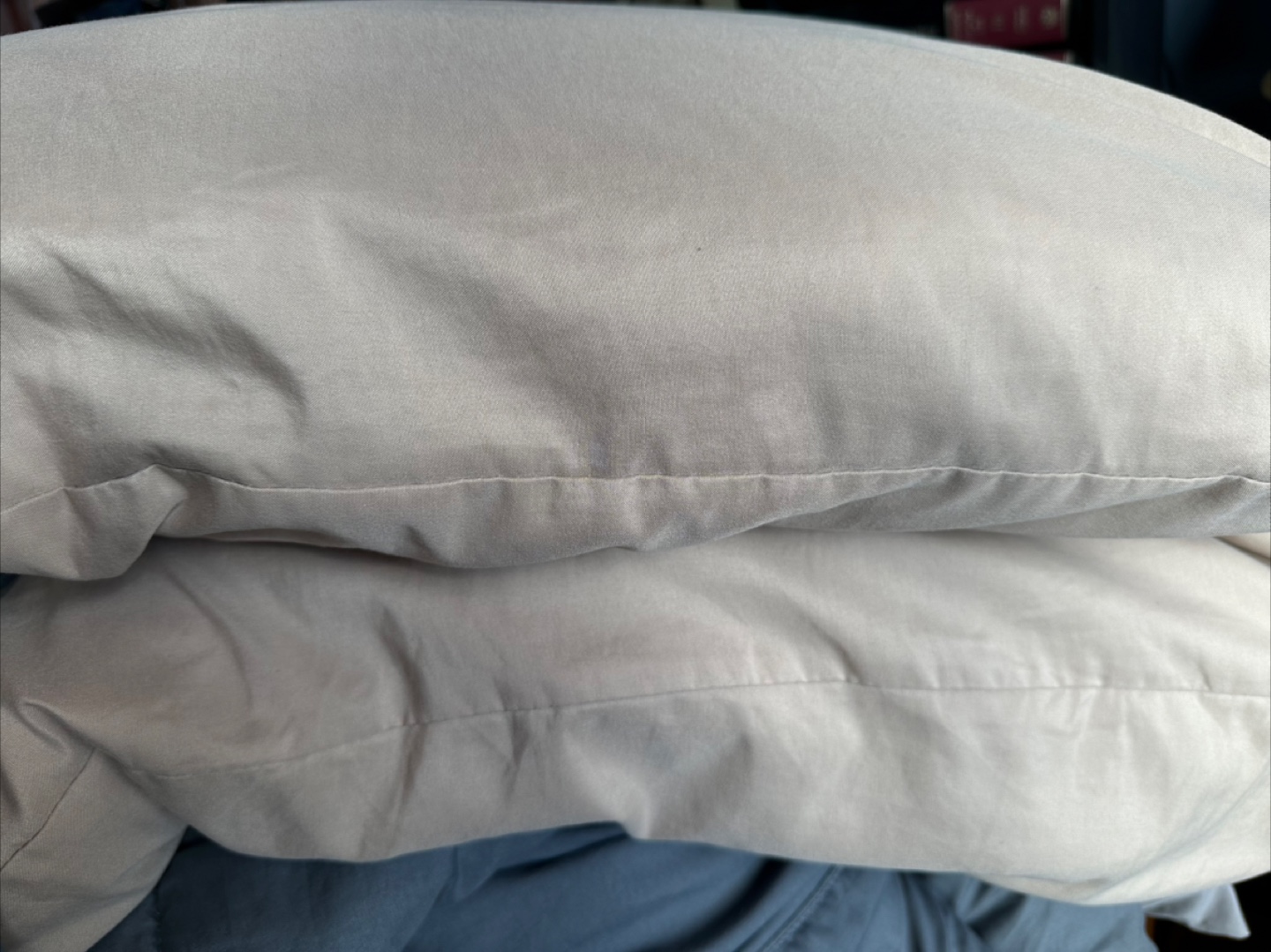 King size bed mattress pad & beige sheet set (fits up to 16”) - photo 3