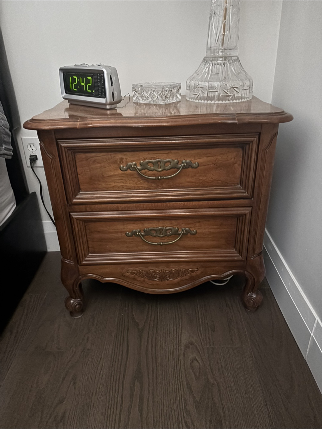 Antique Wood Bedroom Set