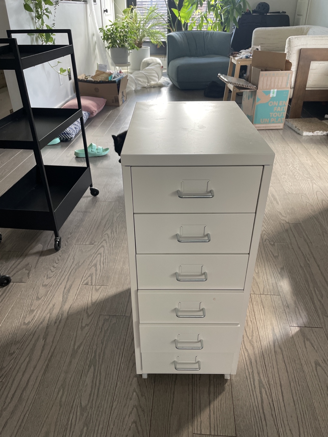 IKEA HELMER White Drawer Unit