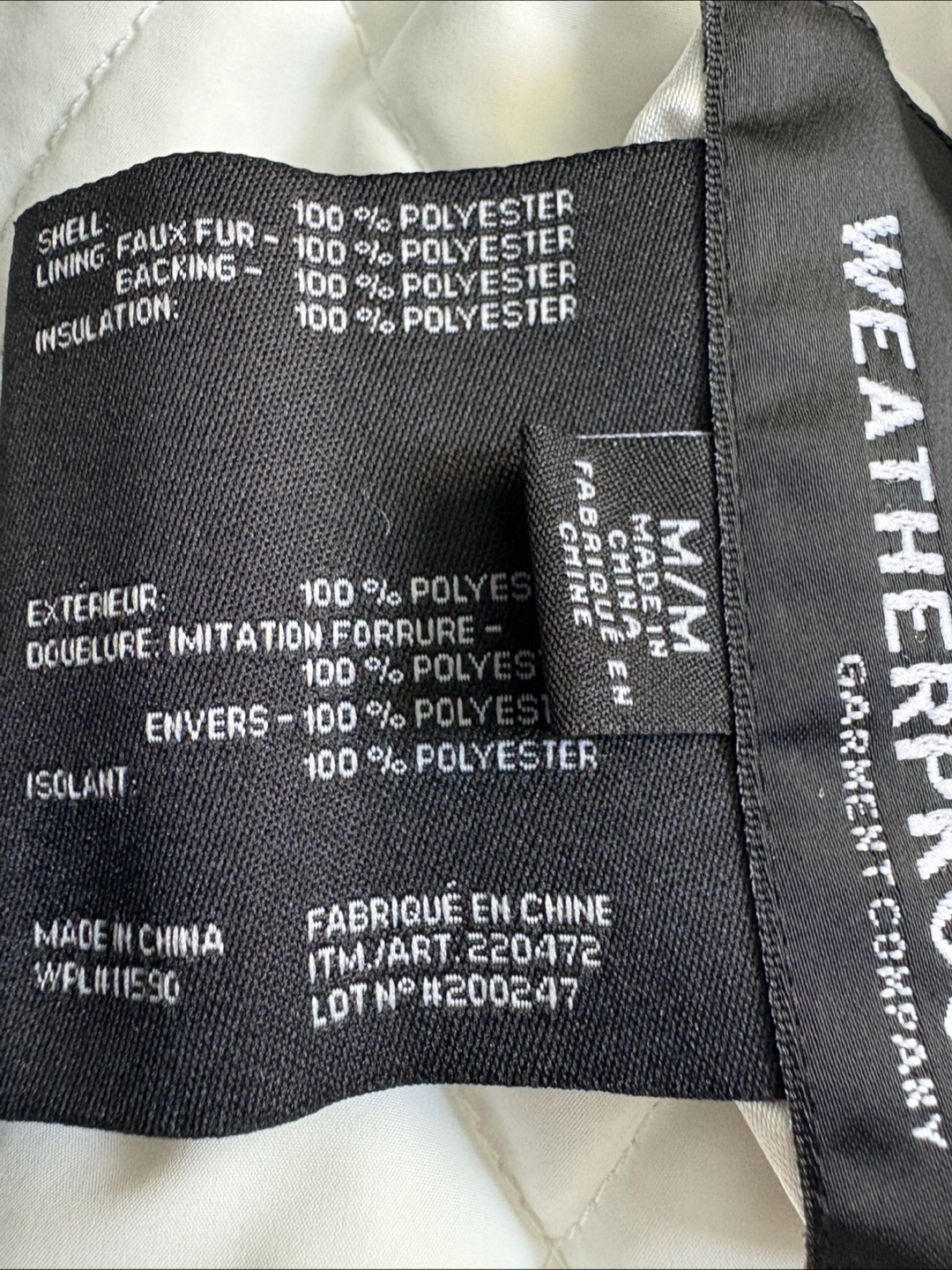 Weatherproof Quilted Vest - Size M - photo 4