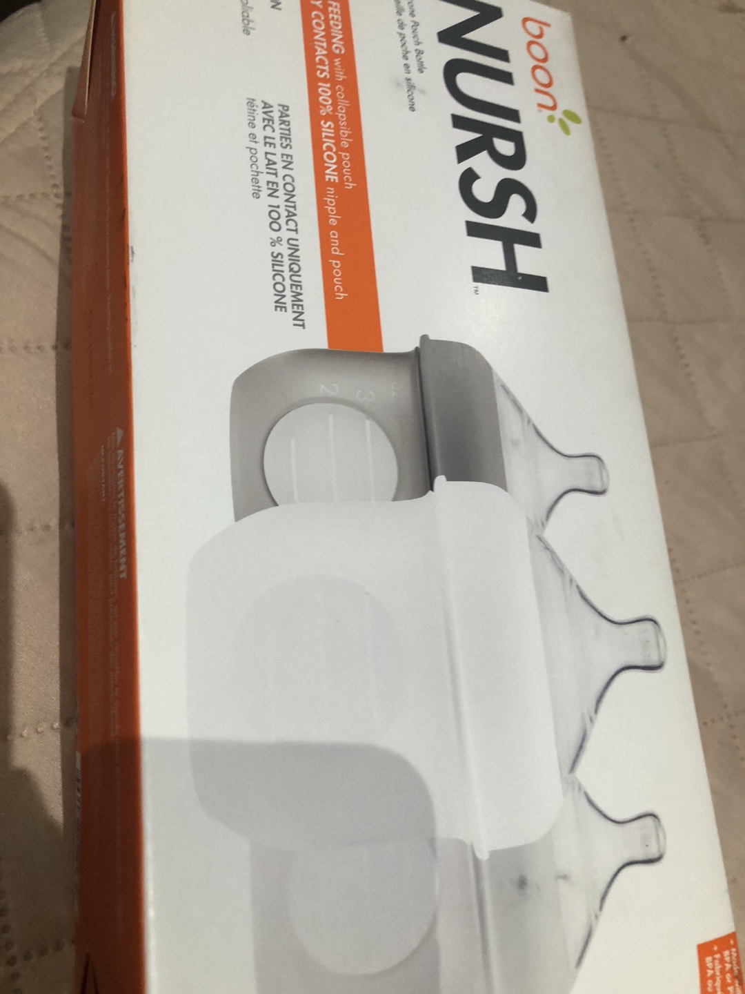 Boon Nursh Silicone Baby Bottle, New in Box - photo 2