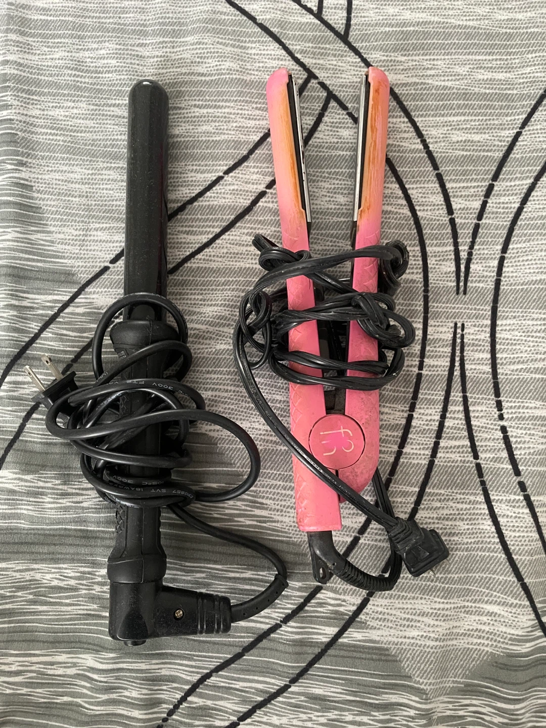 T3 Curling Iron & Flat Iron Set