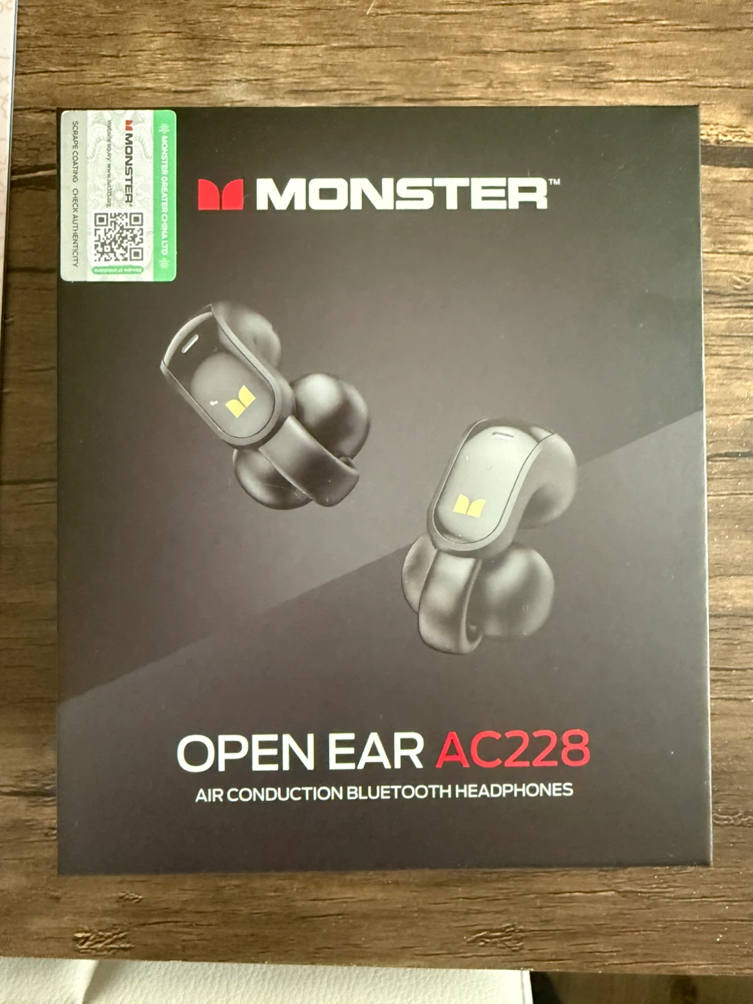 New Monster Open Ear AC228 Bluetooth Headphones