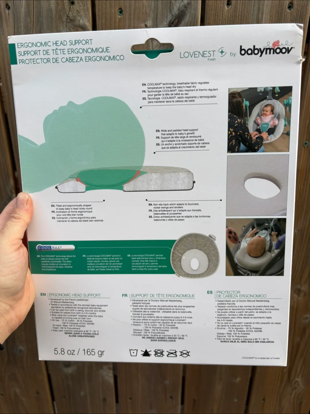 Babymoov baby head support. image indicator(2)