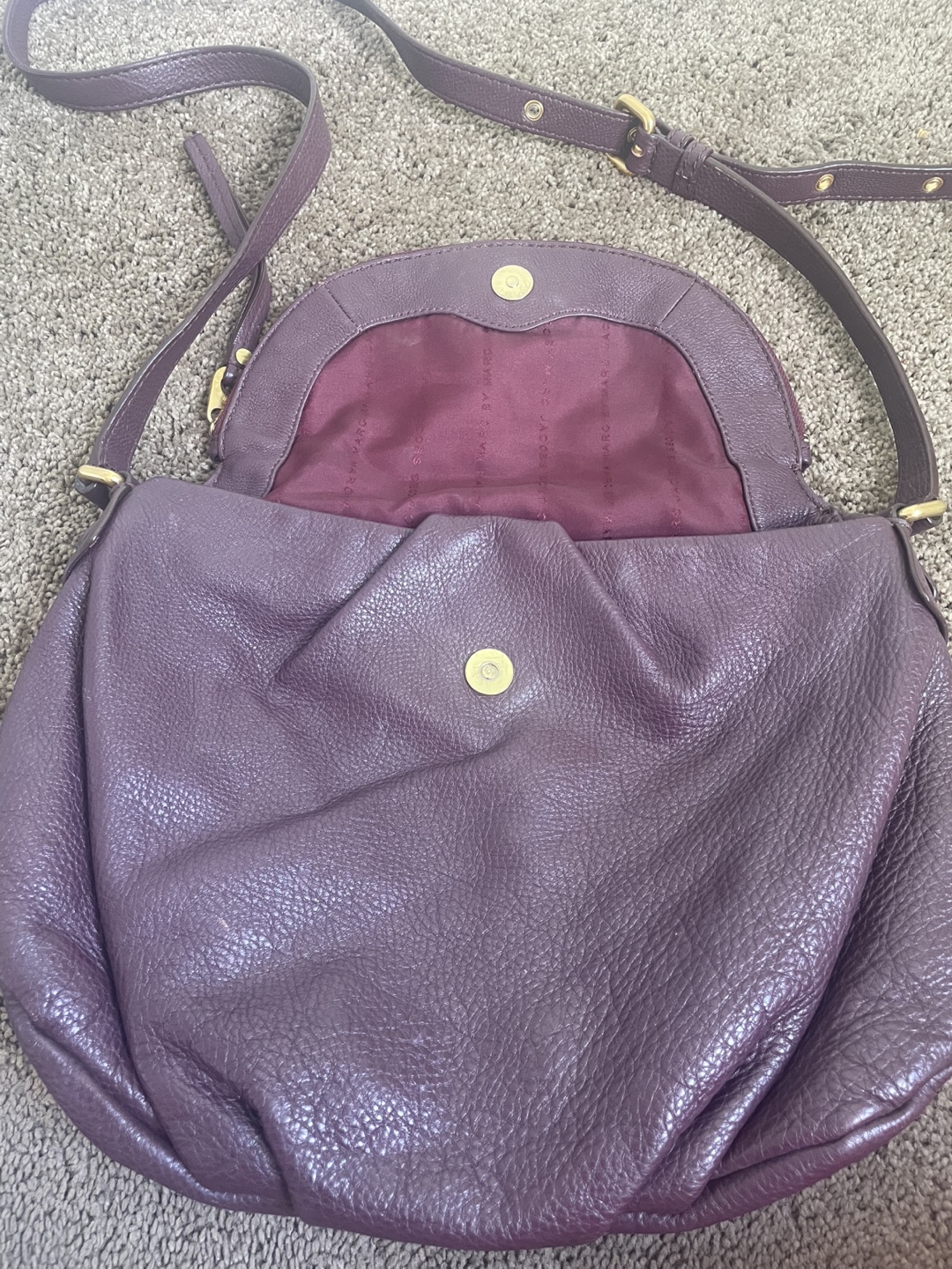 Marc by Marc Jacobs Purple Leather Handbag - photo 3