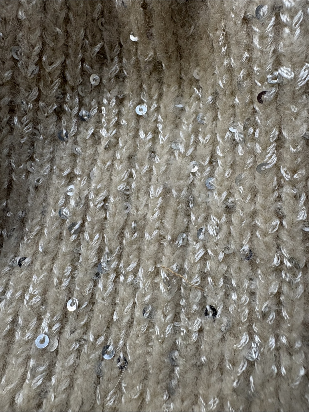 Beige Knit Beanie with Pom Pom - photo 3
