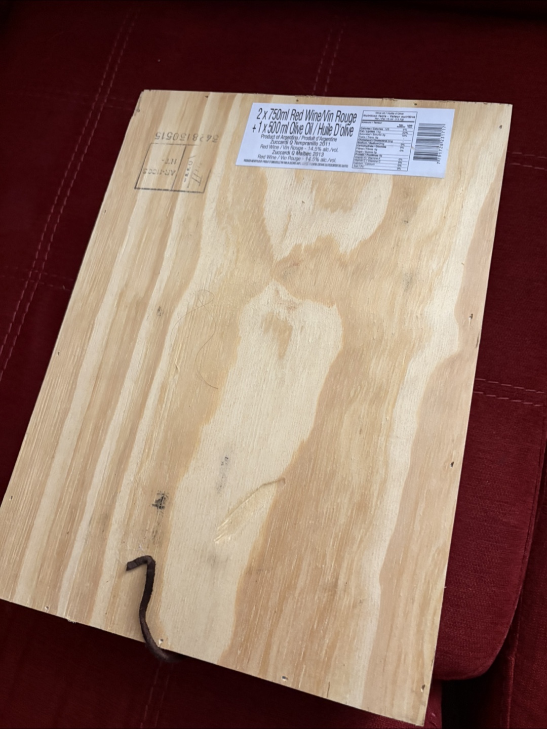 Zuccardi Wooden Wine Box - photo 3