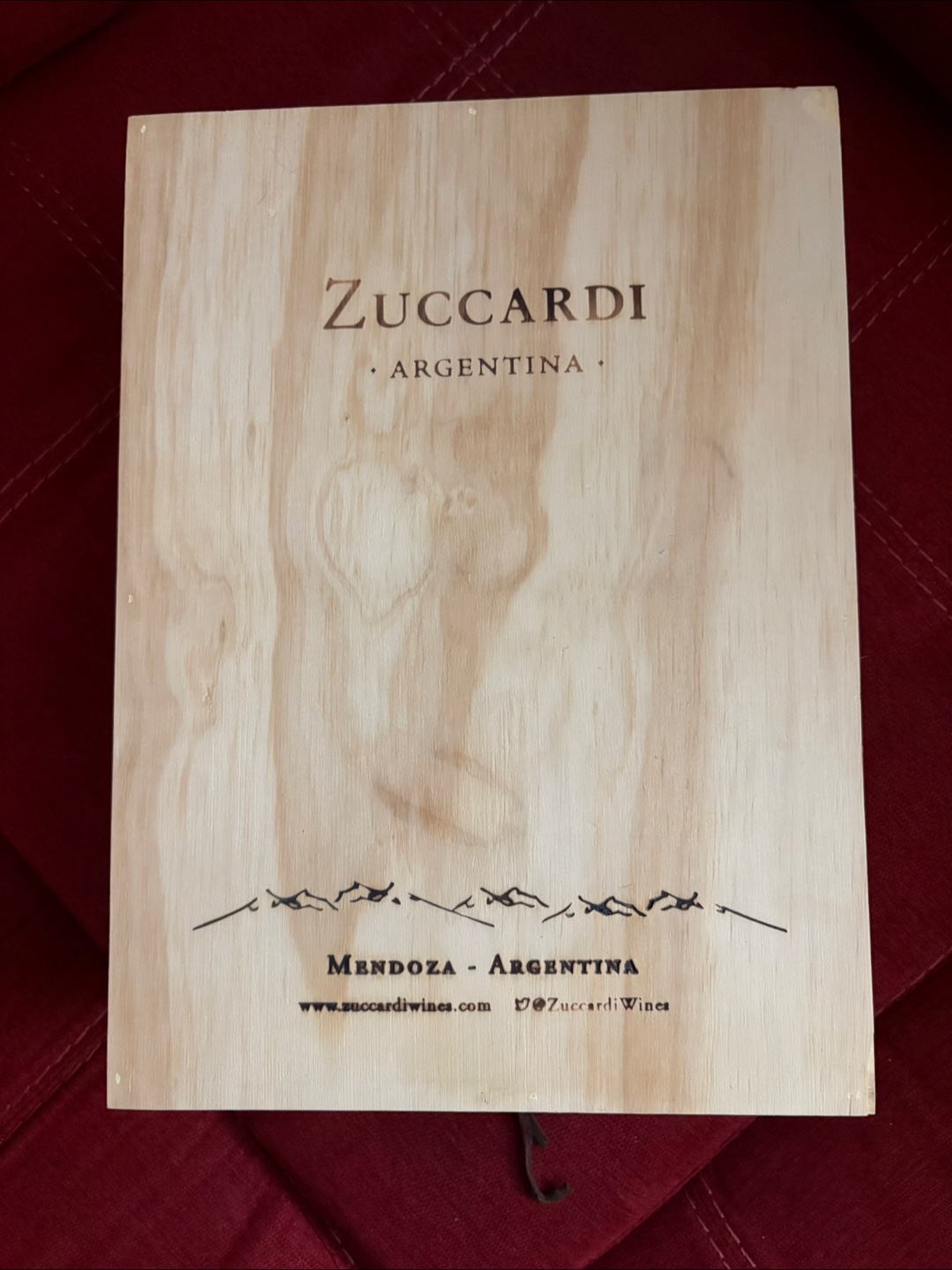 Zuccardi Wooden Wine Box