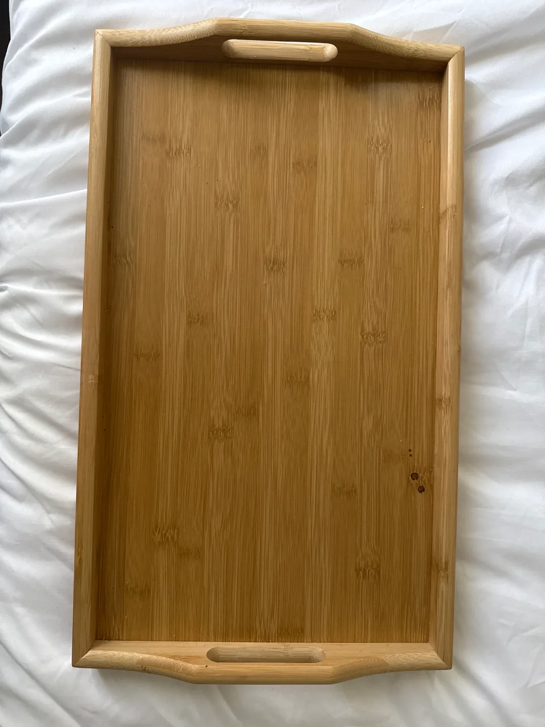 Bamboo Bed Tray Table with Folding Legs image indicator(4)