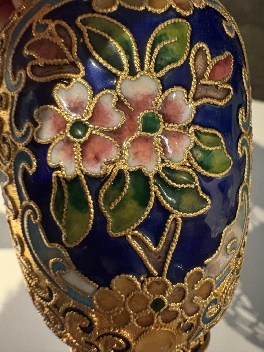 Vintage Miniature Cloisonné Vase - photo 4