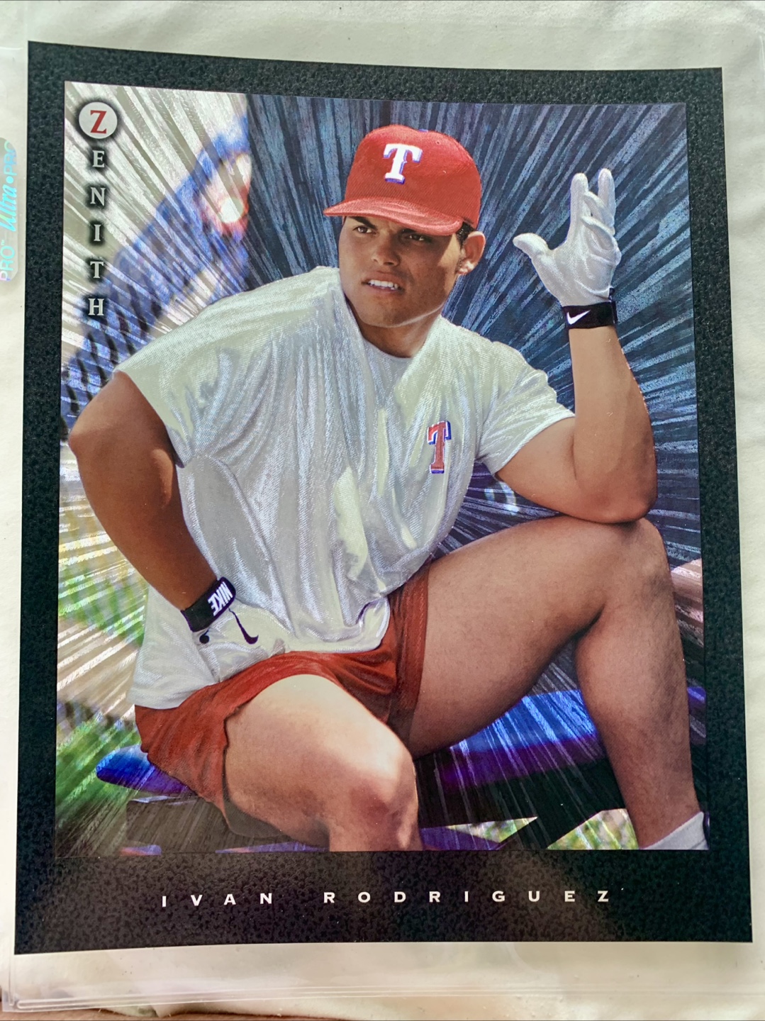 5 Zenith Pinnacle Baseball (8x10) Picture Cards