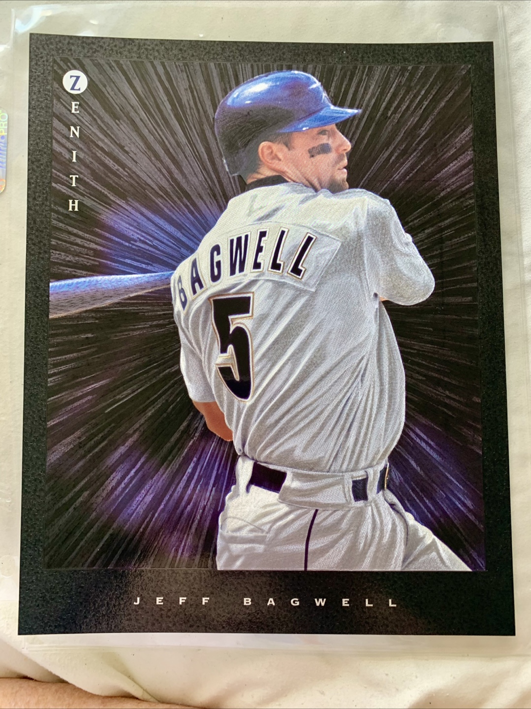 5 Zenith Pinnacle Baseball (8x10) Picture Cards - photo 5