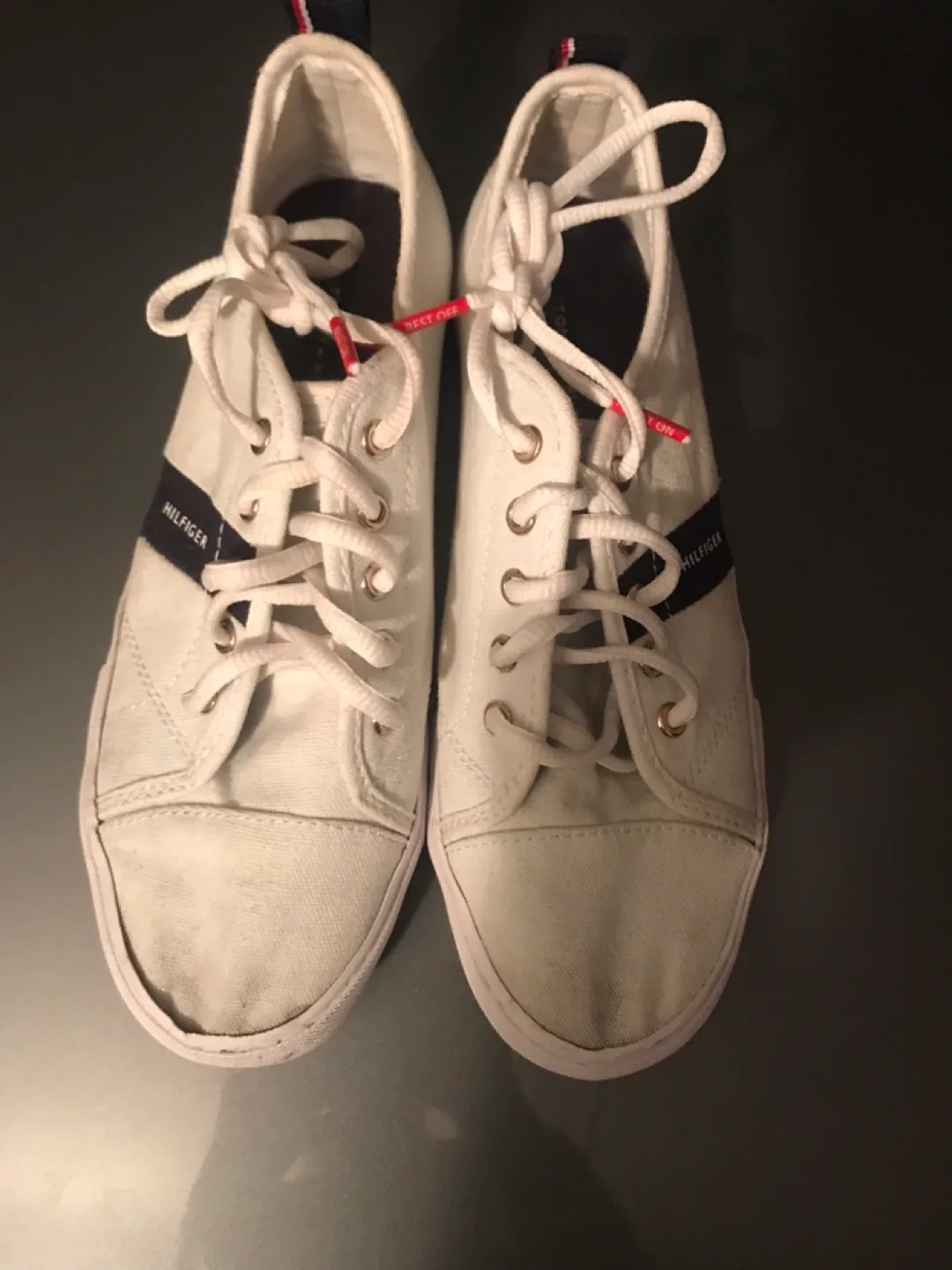Tommy Hilfiger Women's White Sneakers thumbnail