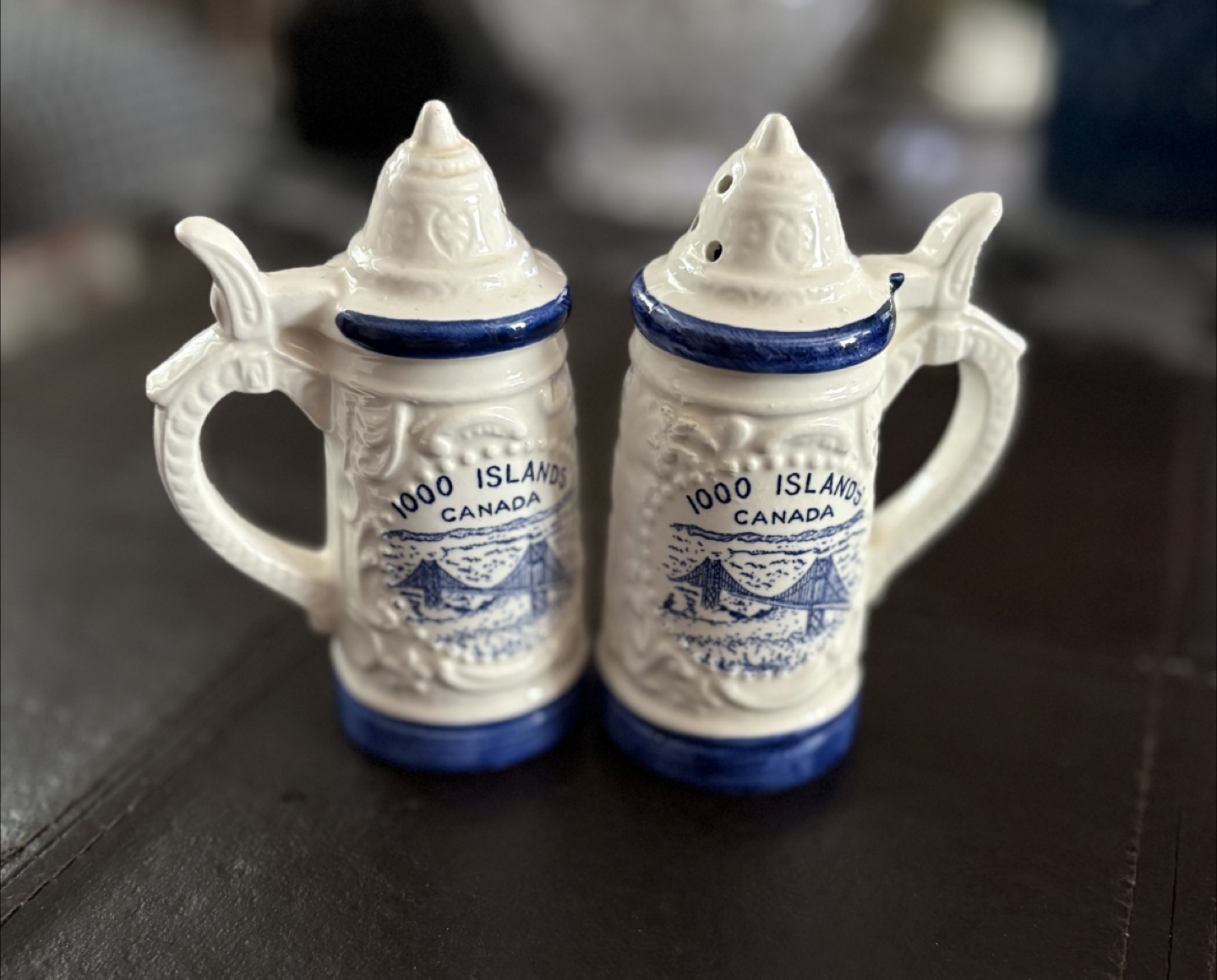 Vintage 1000 Islands Canada Salt & Pepper Shakers - photo 3