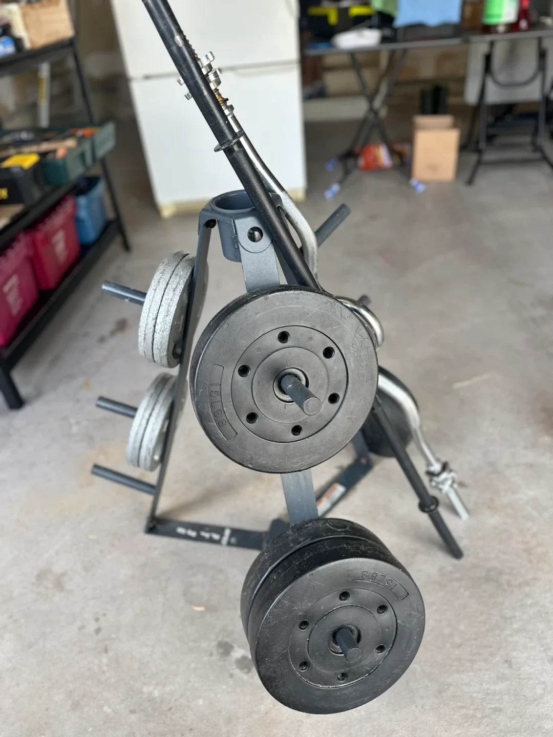 Weight Plates, Barbells & Rack thumbnail
