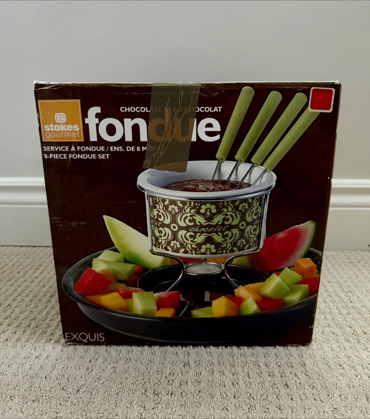 Stokes Gourmet Chocolate Fondue Set - 8 Piece thumbnail