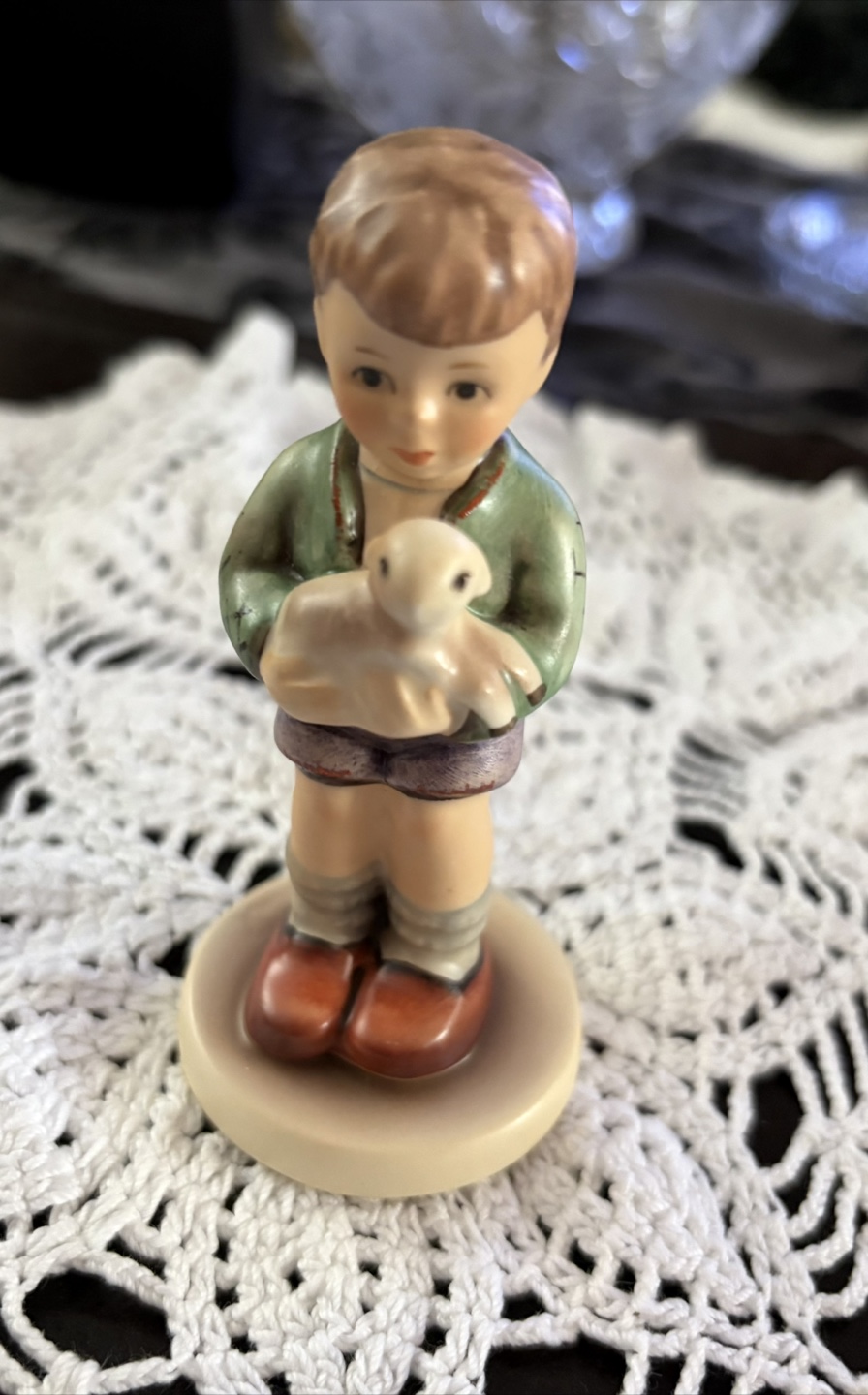 Vintage Goebel Hummel Figurine - Boy With Lamb