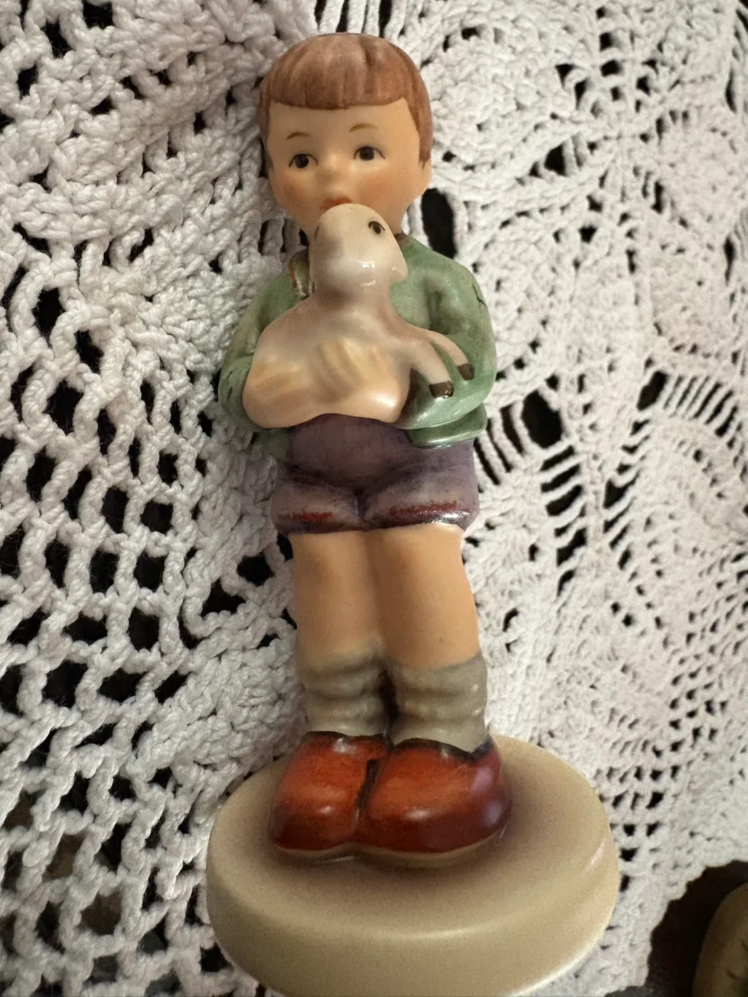 Vintage Goebel Hummel Figurine - Boy With Lamb image indicator(4)