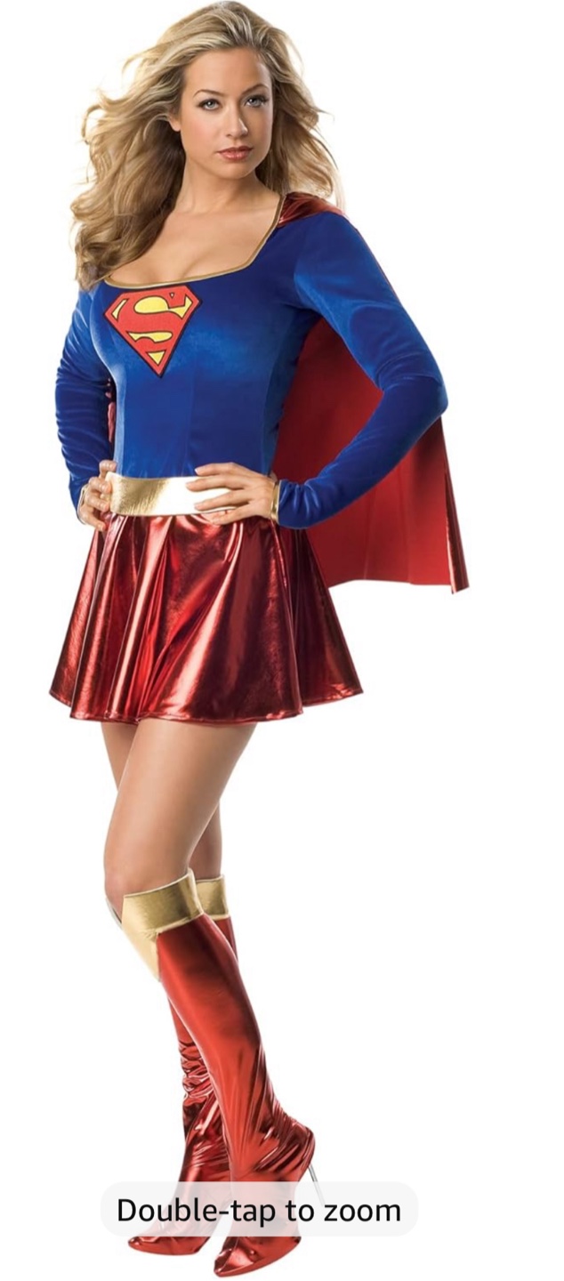 Supergirl Costume - Red & Blue