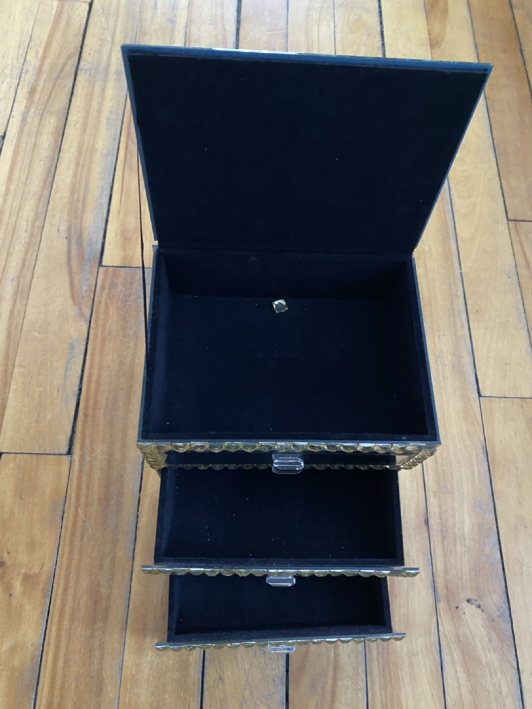 Mirrored Jewellery Box with 3 Drawers - photo 4